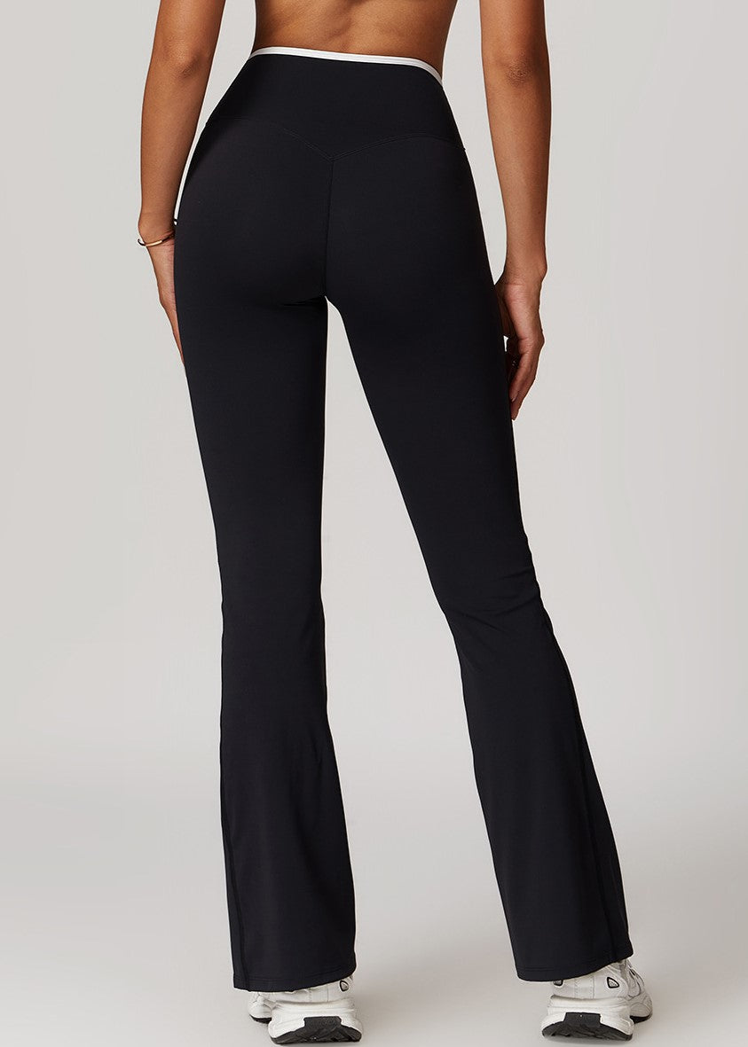 Hera Flared Leggings in Black