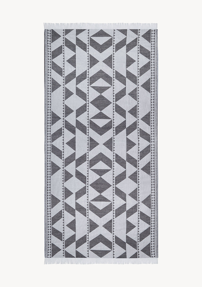 Andalucia Jacquard Beach Towel - Mocha