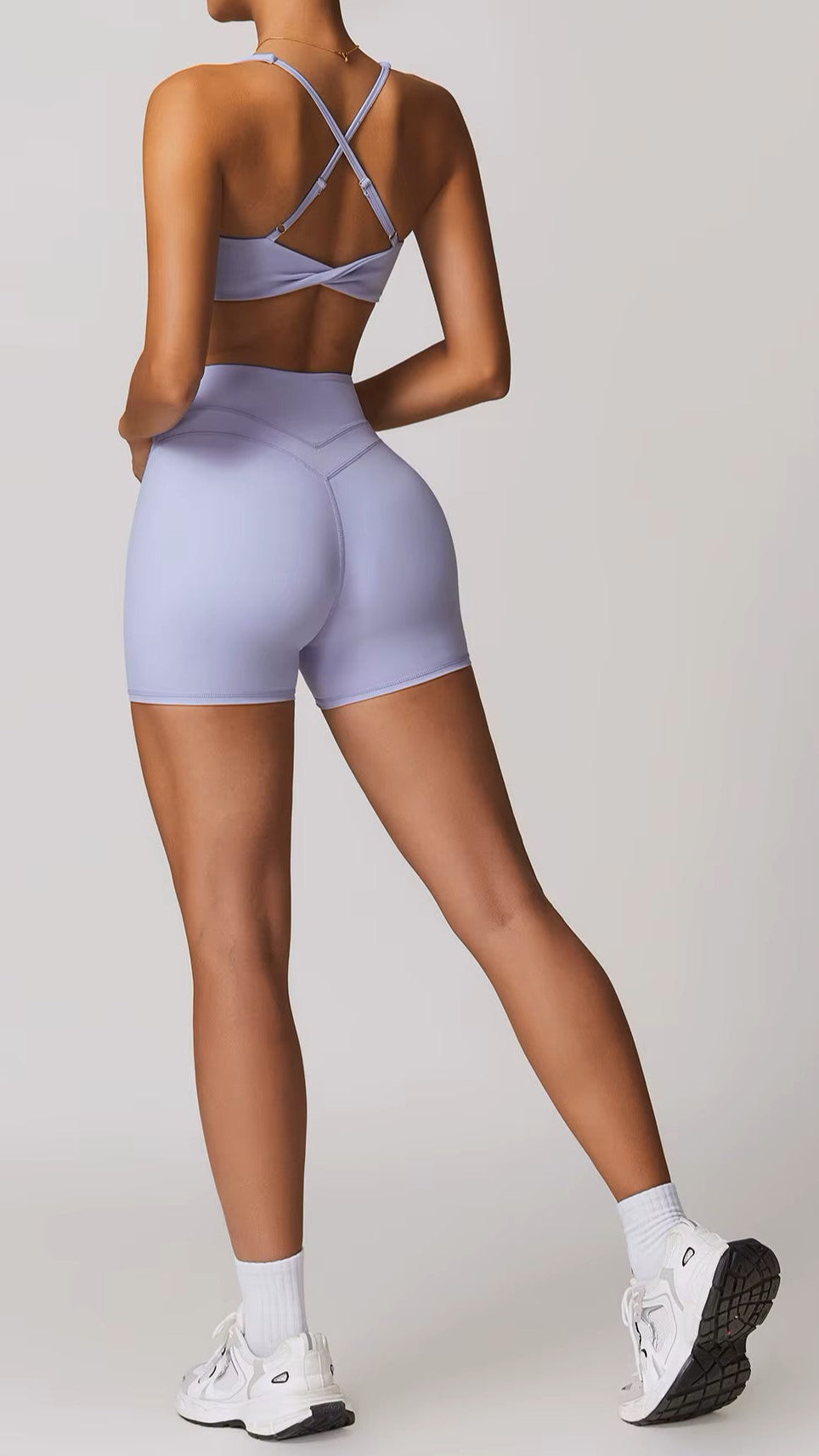 Athena Shorts in Purple