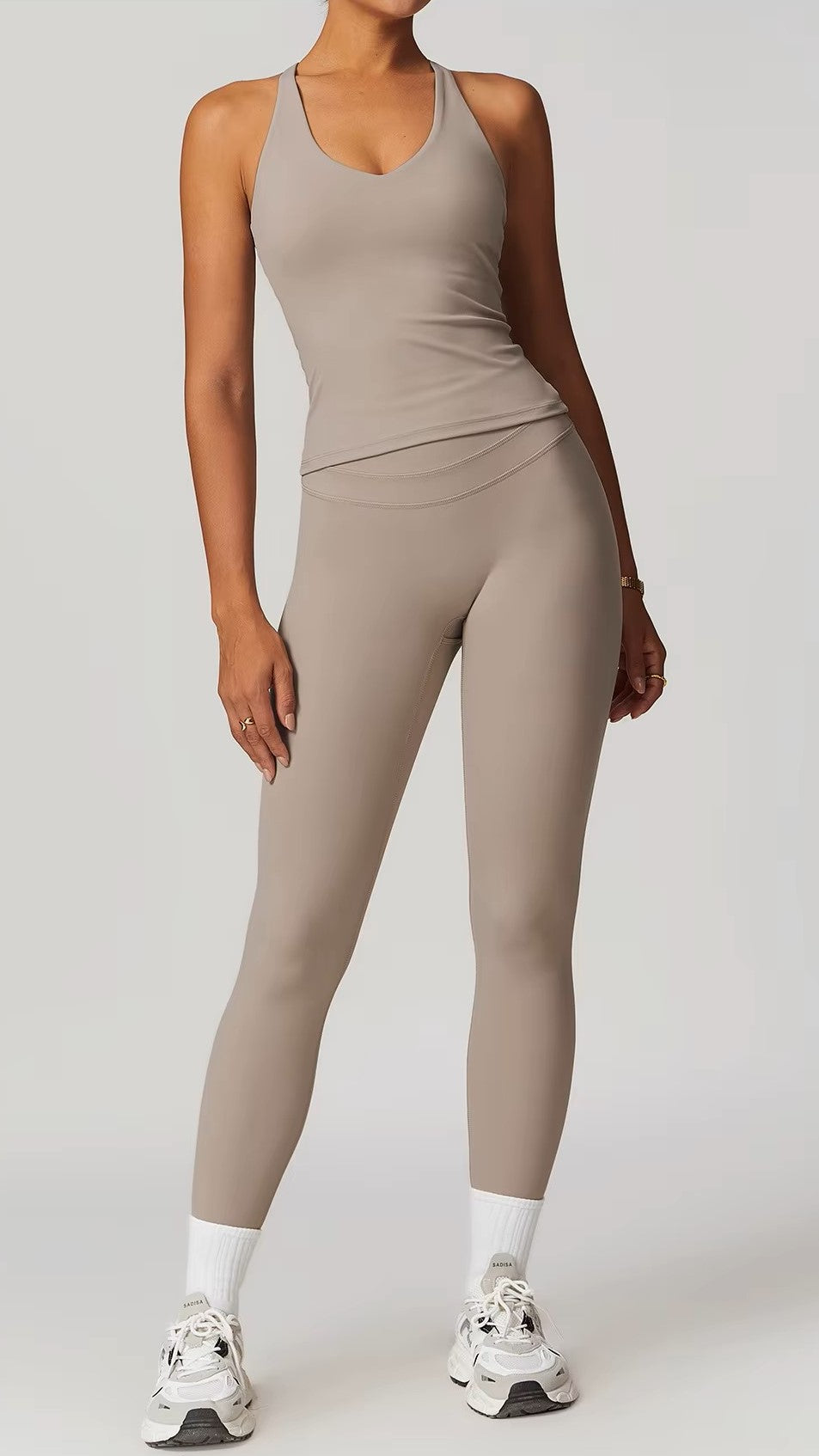 Athena Top in Beige