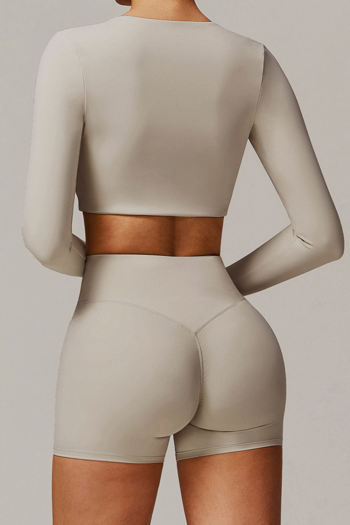 Juno Long Sleeve Top in Stone