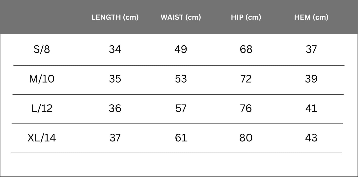 Aphrodite Shorts in Grey