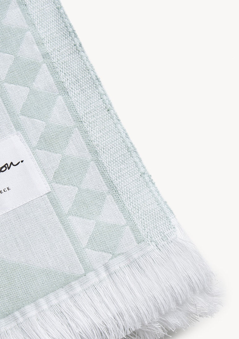 Andalucia Jacquard Beach Towel - Mint