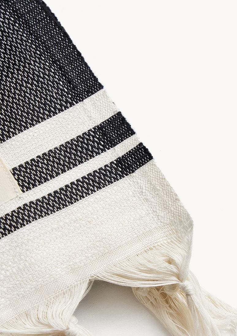Tino Tencel Beach Towel - Black