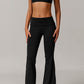 Gaia Flared Leggings in Black