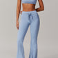 Selene Flared Leggings in Sky Blue