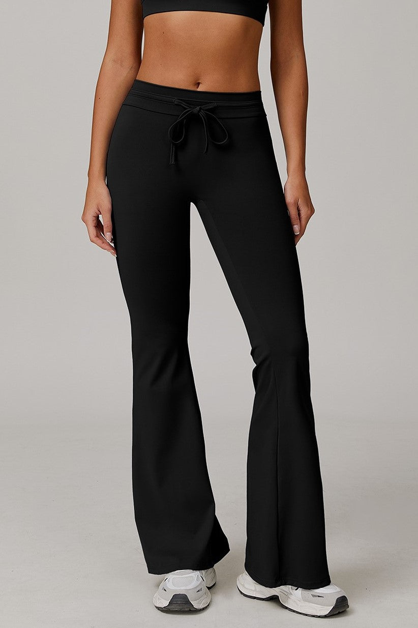 Aphrodite Flared Leggings in Black