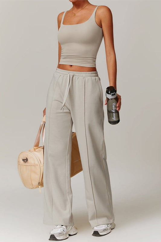 Rhea Sweatpants in Beige