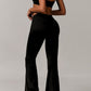 Gaia Flared Leggings in Black