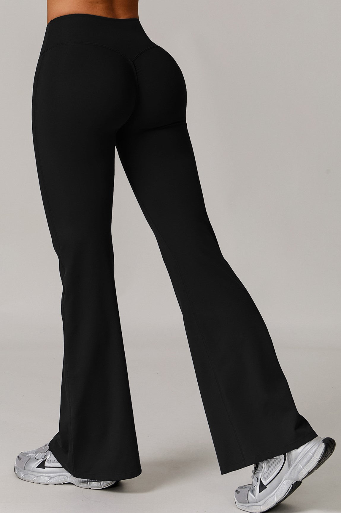 Juno Flared Leggings in Black