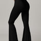 Aphrodite Flared Leggings in Black