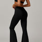 Aphrodite Flared Leggings in Black