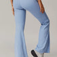 Selene Flared Leggings in Sky Blue