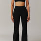 Juno Flared Leggings in Black