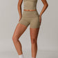 Gaia Shorts in Khaki