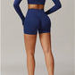 Juno Long Sleeve Top in Navy
