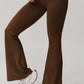 Selene Flared Leggings in Brown