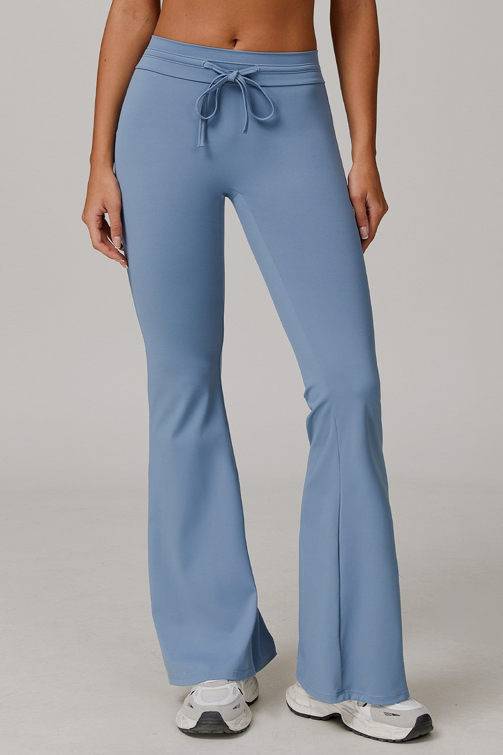 Aphrodite Flared Leggings in Blue