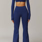 Juno Long Sleeve Top in Navy