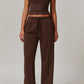 Rhea Sweatpants in Brown