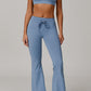 Aphrodite Flared Leggings in Blue