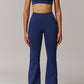 Juno Flared Leggings in Navy