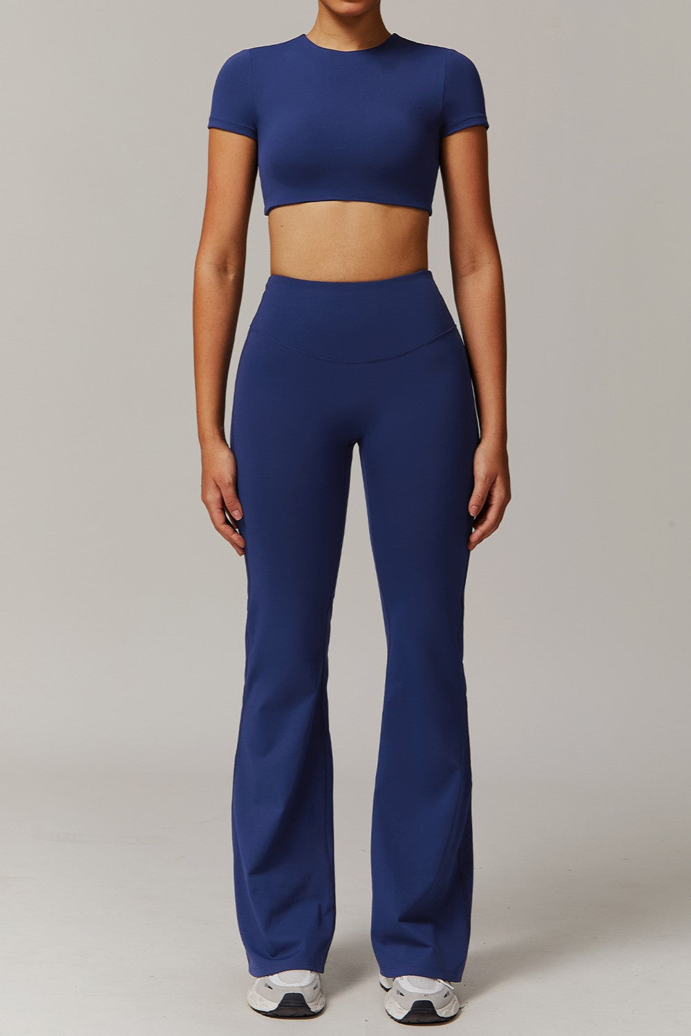 Juno Flared Leggings in Navy