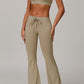 Aphrodite Flared Leggings in Khaki