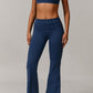 Gaia Flared Leggings in Navy