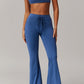 Selene Flared Leggings in Blue