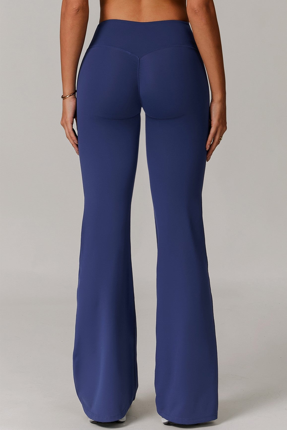 Juno Flared Leggings in Navy