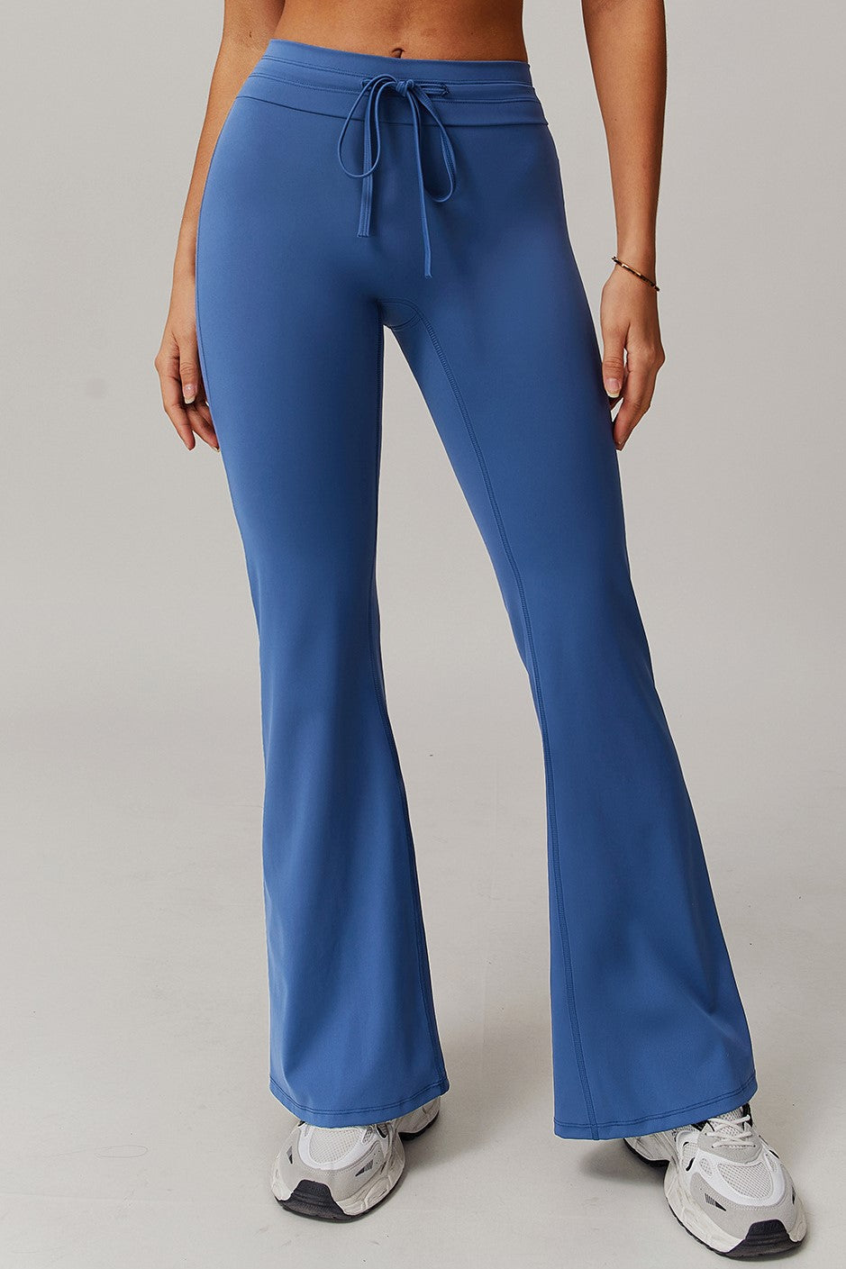 Selene Flared Leggings in Blue