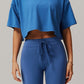 Selene Crop Top in Blue