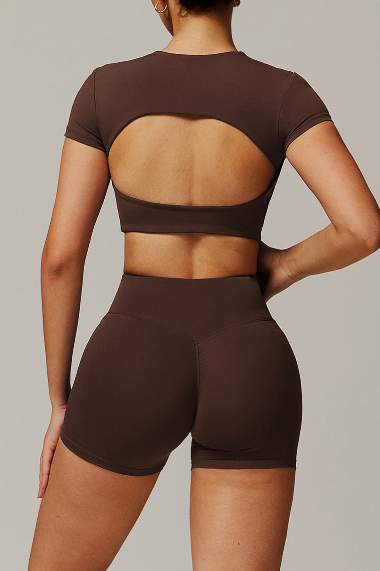 Juno Top in Brown
