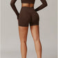 Juno Long Sleeve Top in Brown