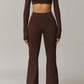 Juno Long Sleeve Top in Brown