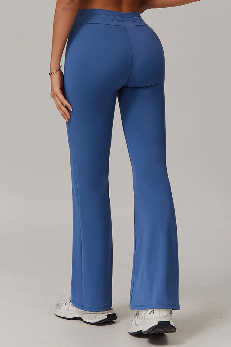 Selene Flared Leggings in Blue