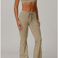 Aphrodite Flared Leggings in Khaki