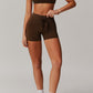 Selene Shorts in Brown