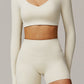 Juno Long Sleeve Top in Ivory