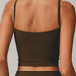 Gaia Top in Moss Brown