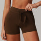 Selene Shorts in Brown