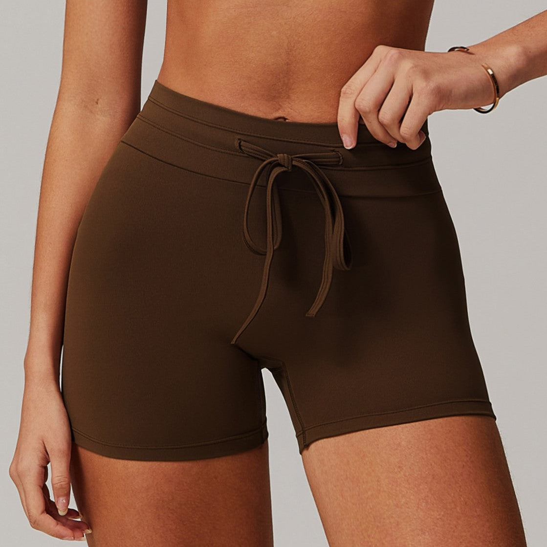 Selene Shorts in Brown