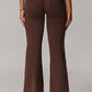 Juno Flared Leggings in Brown