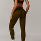 Gaia Leggings in Moss Brown
