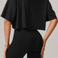 Selene Crop Top in Black