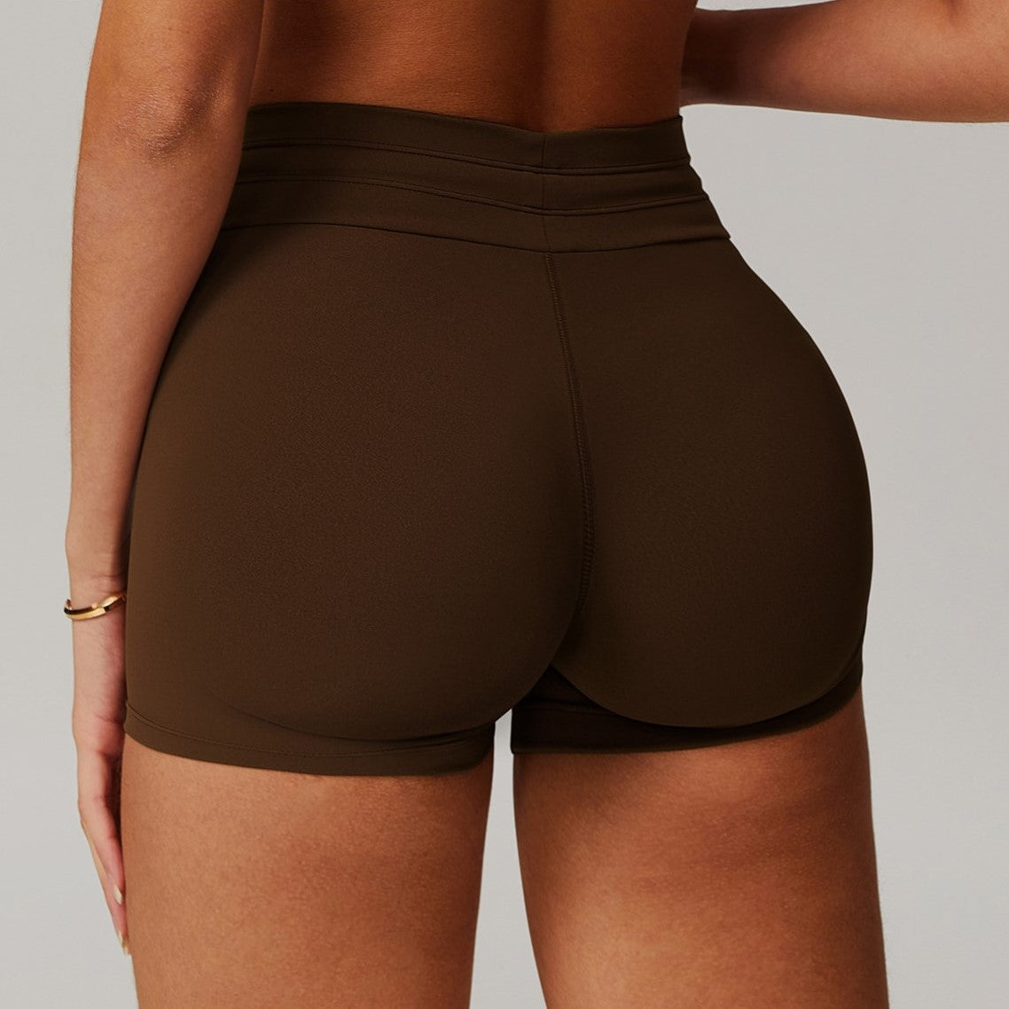 Selene Shorts in Brown