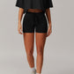 Selene Crop Top in Black