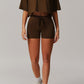 Selene Shorts in Brown