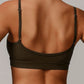 Gaia Bra in Moss Brown